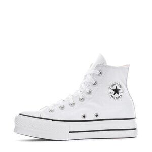 BRAND NEW Converse All Star Platform Clean Leather High Top Womens White
